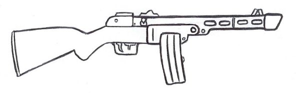 АК 47 раскраска