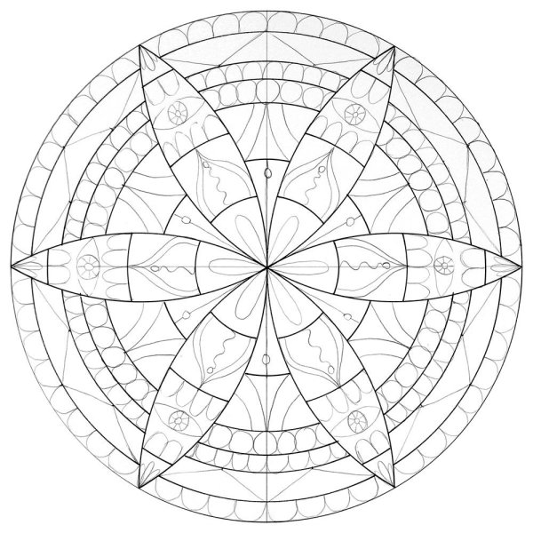 Рисование мандал для начинающих