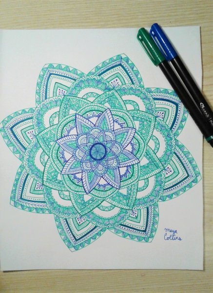 Рисование мандал для начинающих