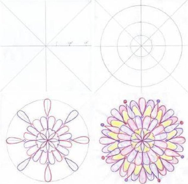 Как рисовать мандалы для начинающих