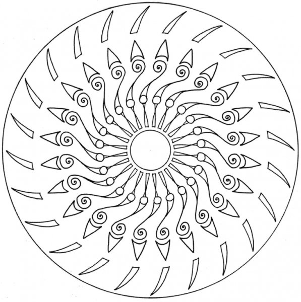 Мандала для младших школьников