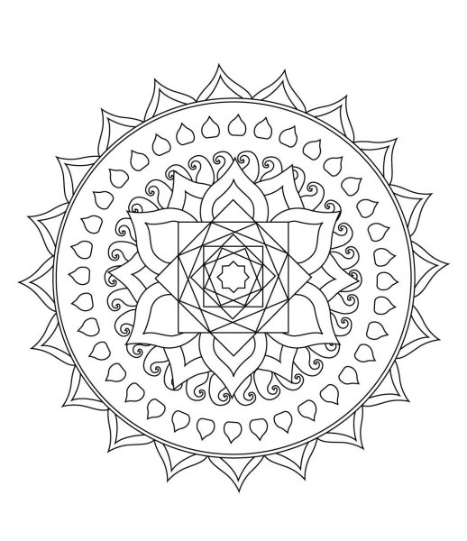 Дети рисуют мандалу