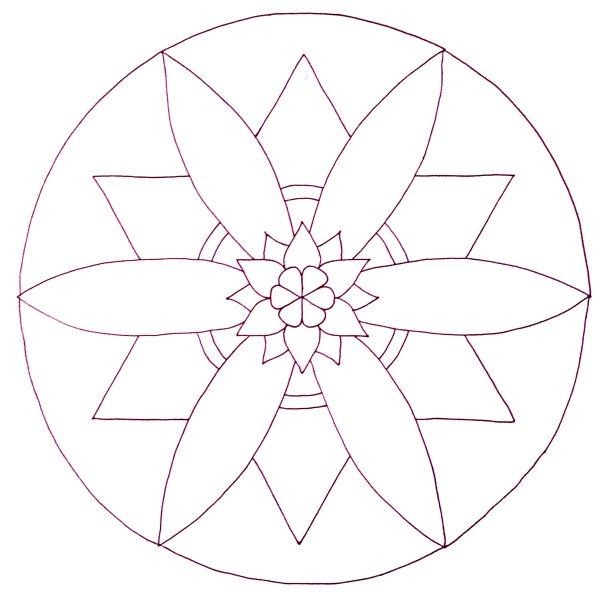 Мандала для младших школьников