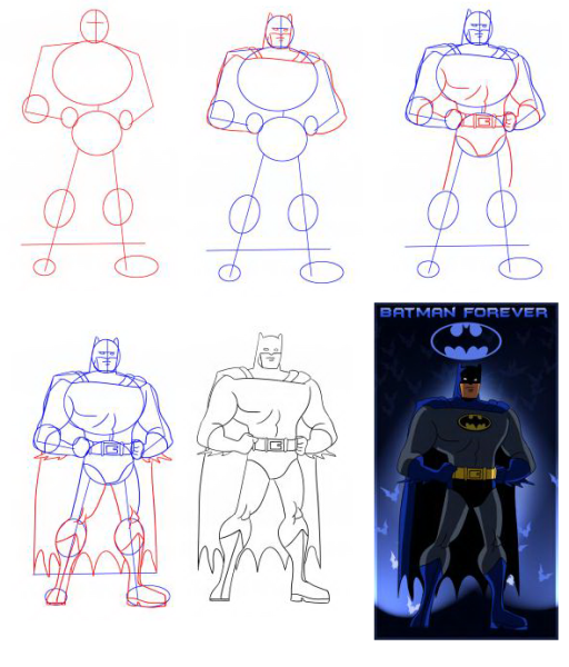 Рисование супергероев