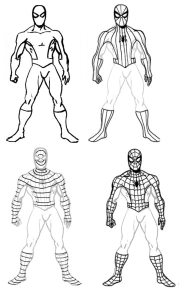 Рисование супергероев