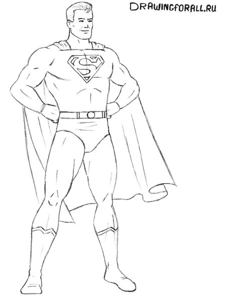 Супергерои рисунки