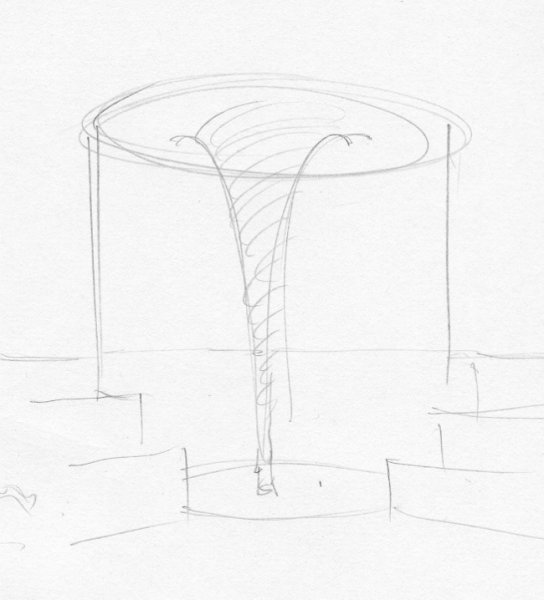 Легкие и необычные фонтаны рисование