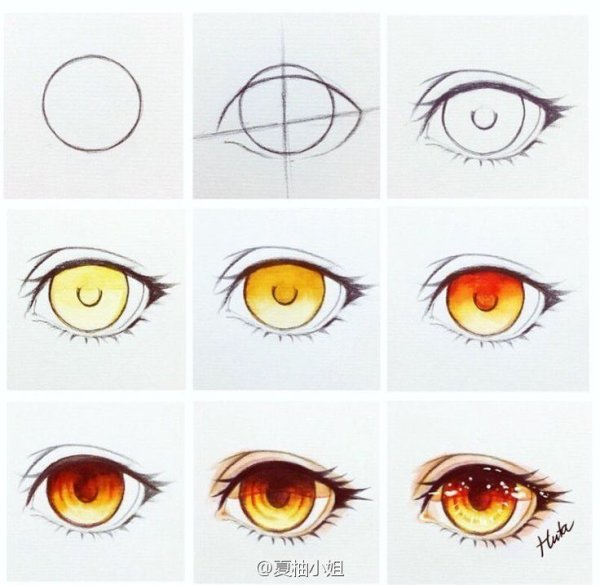 Аниме глаза туториал