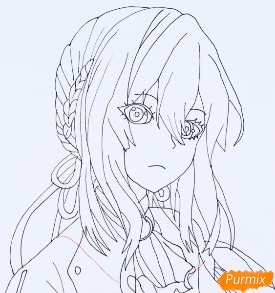 Лицо для рисования аниме