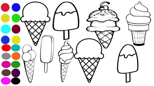 Мороженое карандашом