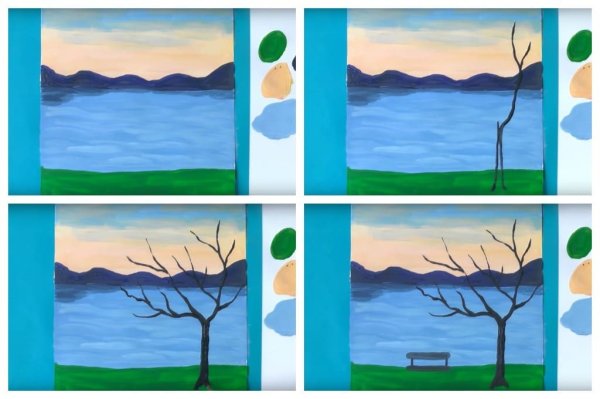 Поэтапное рисование нейзашь