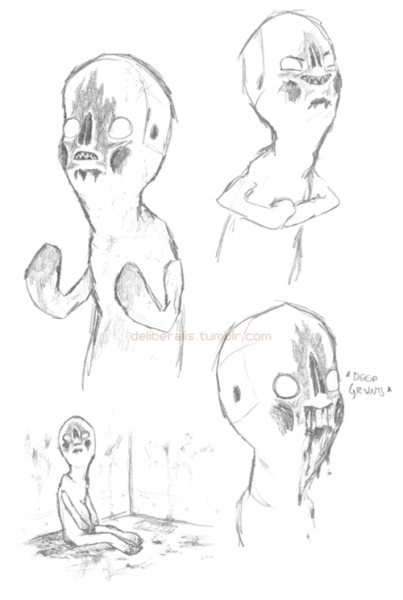 SCP 999 рисунок карандашом