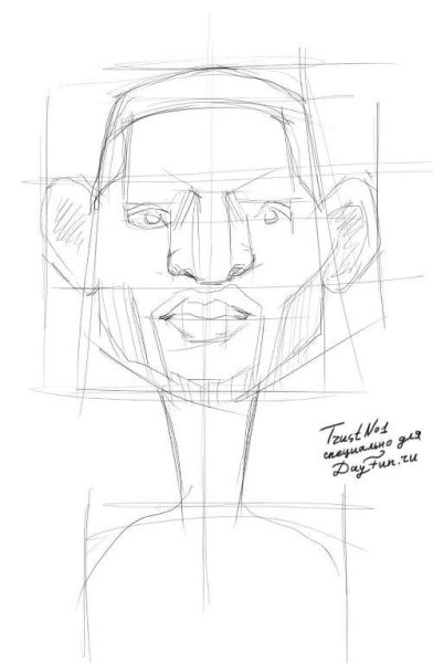 Карикатура карандашом для начинающих