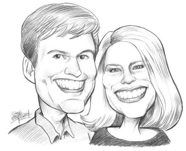 Семейный портрет шарж