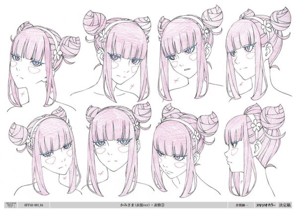 Аниме референсы прически