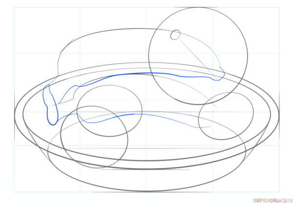 Тарелка поэтапное рисование карандашом