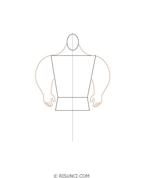 Поэтапное рисование богатыря