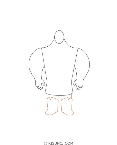 Рисование богатыря