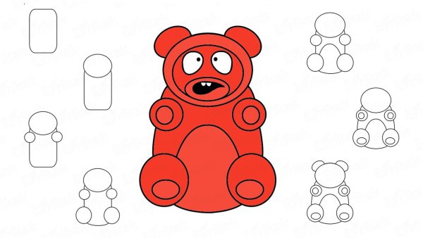 ЖЕЛЕЙНЫЙ медведь Валера