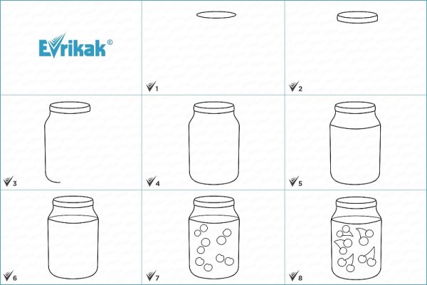 Поэтапное рисование банки