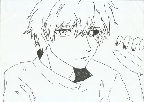 Разрисовка Канеки Кена