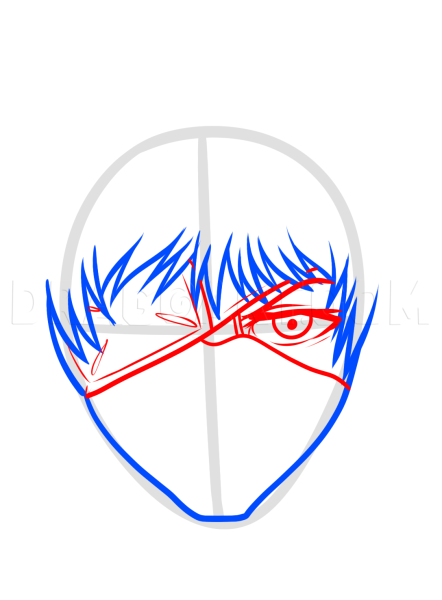 Аниме для срисовки в маске