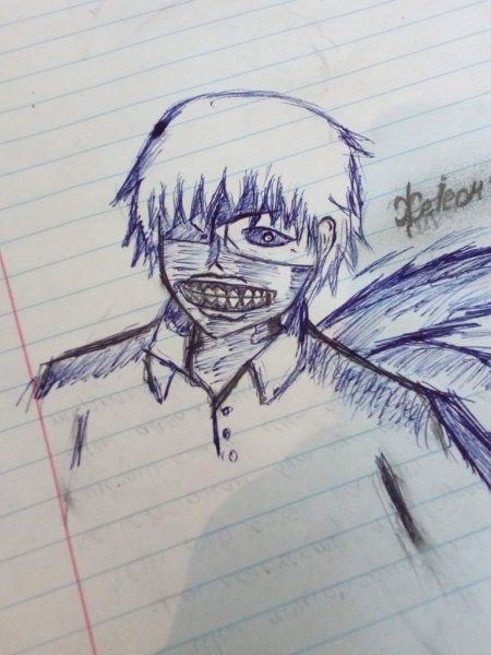 Глаз Канеки для срисовки