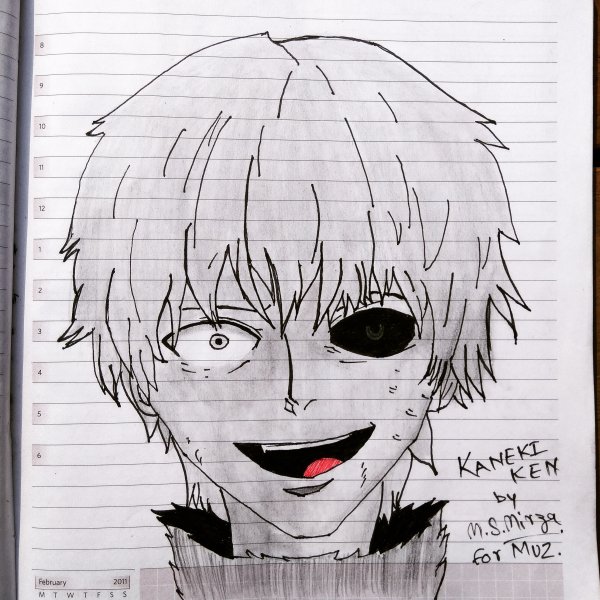 Раскраски аниме Токийский гуль