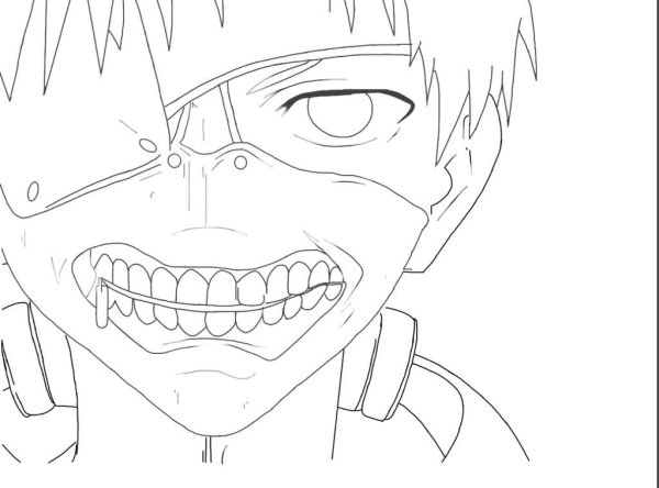 Гуль карандашом