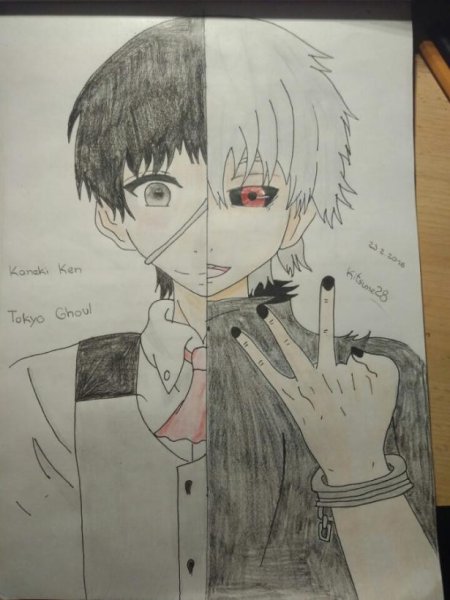 Канеки Кен скетч