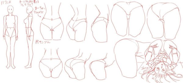 Обучалки по рисованию тела аниме