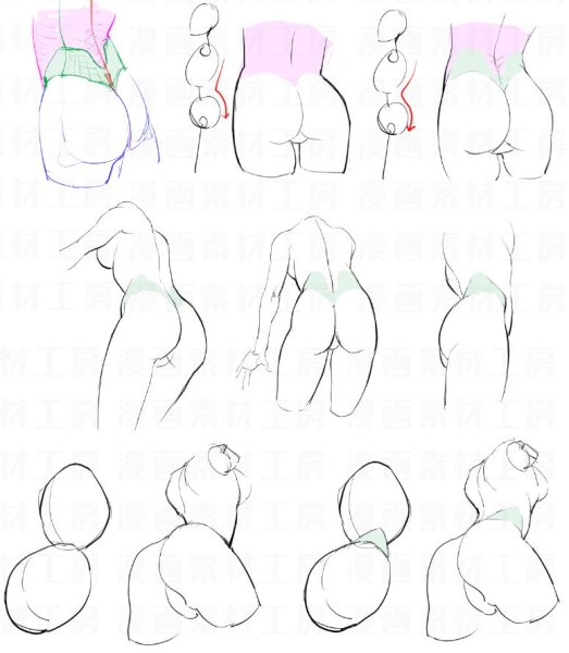 Ягодицы референс