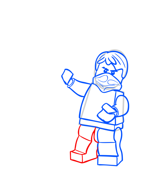 Уроки рисования лего Ниндзяго