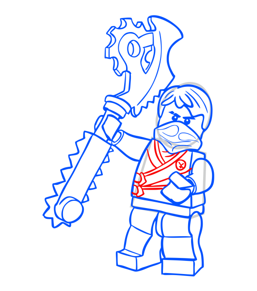 Ниндзяго Джей рисунок