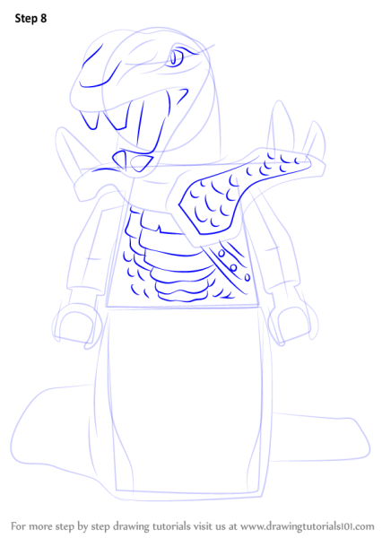 Рисуем лего Ниндзяго пошагово