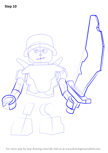 Ниндзяго рисунок по этапно