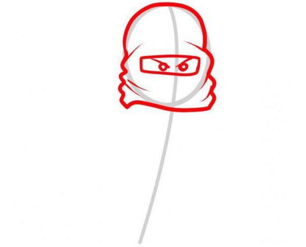 Рисование по шагам Ниндзяго