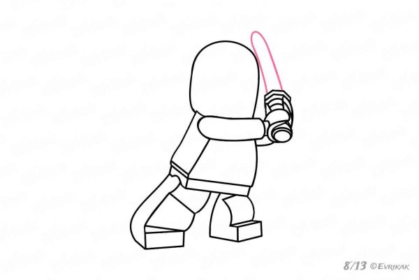 Нарисовать Кая карандашом