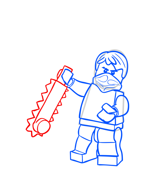 Ниндзяго Джей рисунок