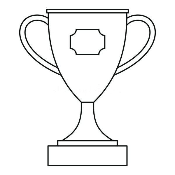 Трафарет кубки