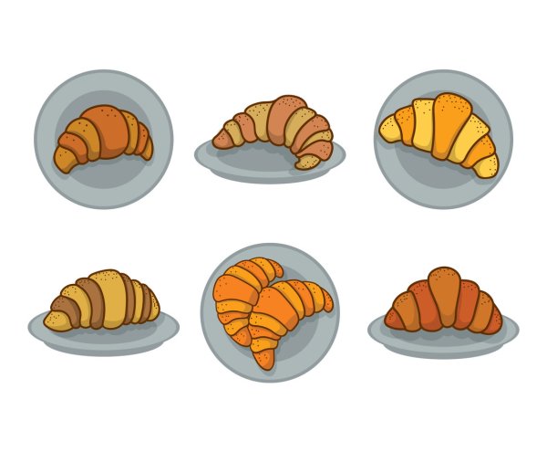 Круассан рисунок