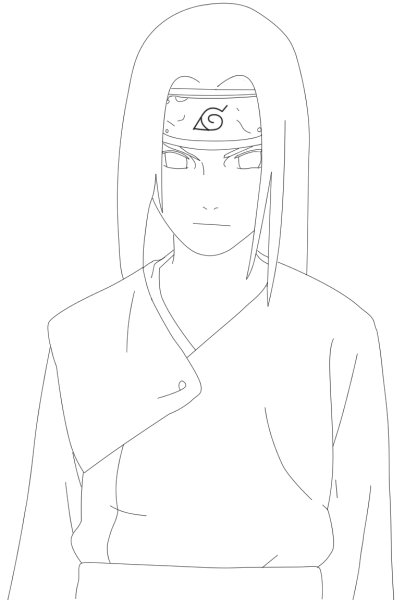 Неджи Хьюго для срисовки