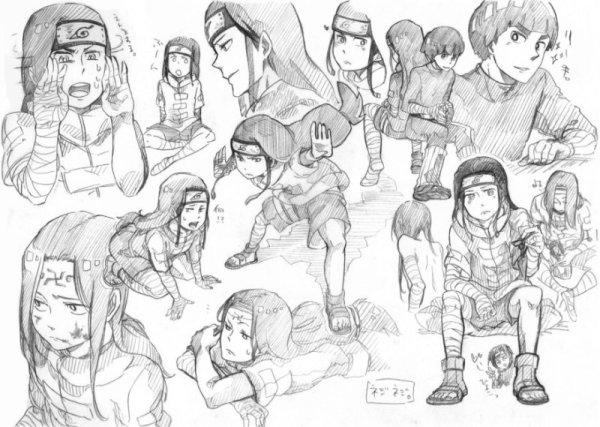 Неджи Хьюго скетчи