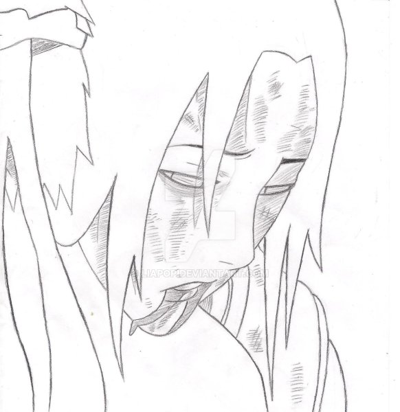 Скетч Неджи Хьюга