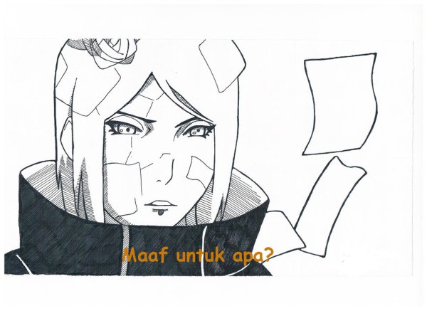 Скетчи персонажей Наруто Акацуки