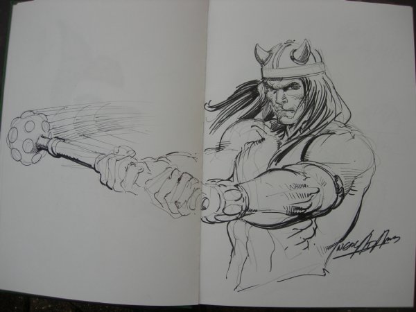 Портрет Конан карандашом