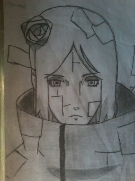 Рисунки аниме Наруто Конан