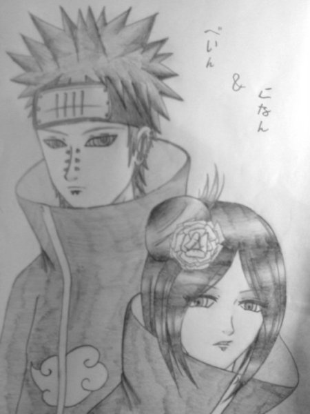 Рисунки аниме Наруто Конан