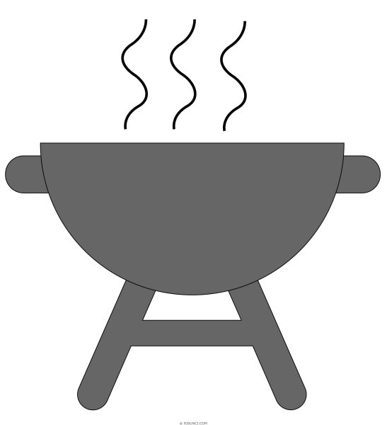 Нарисовать мангал