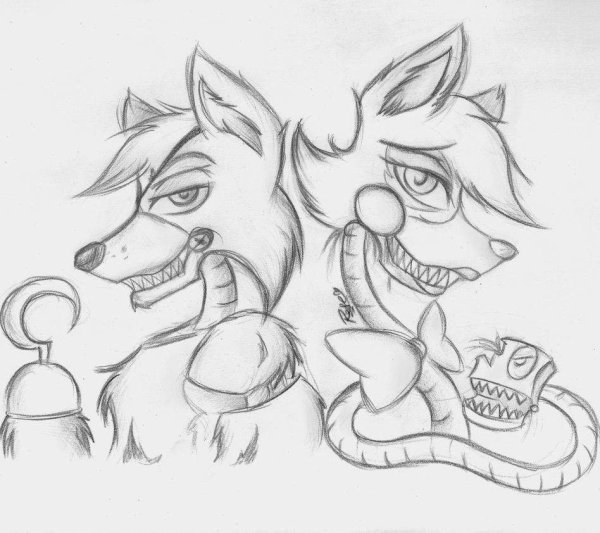 Базы АНИМАТРОНИКОВ для рисования